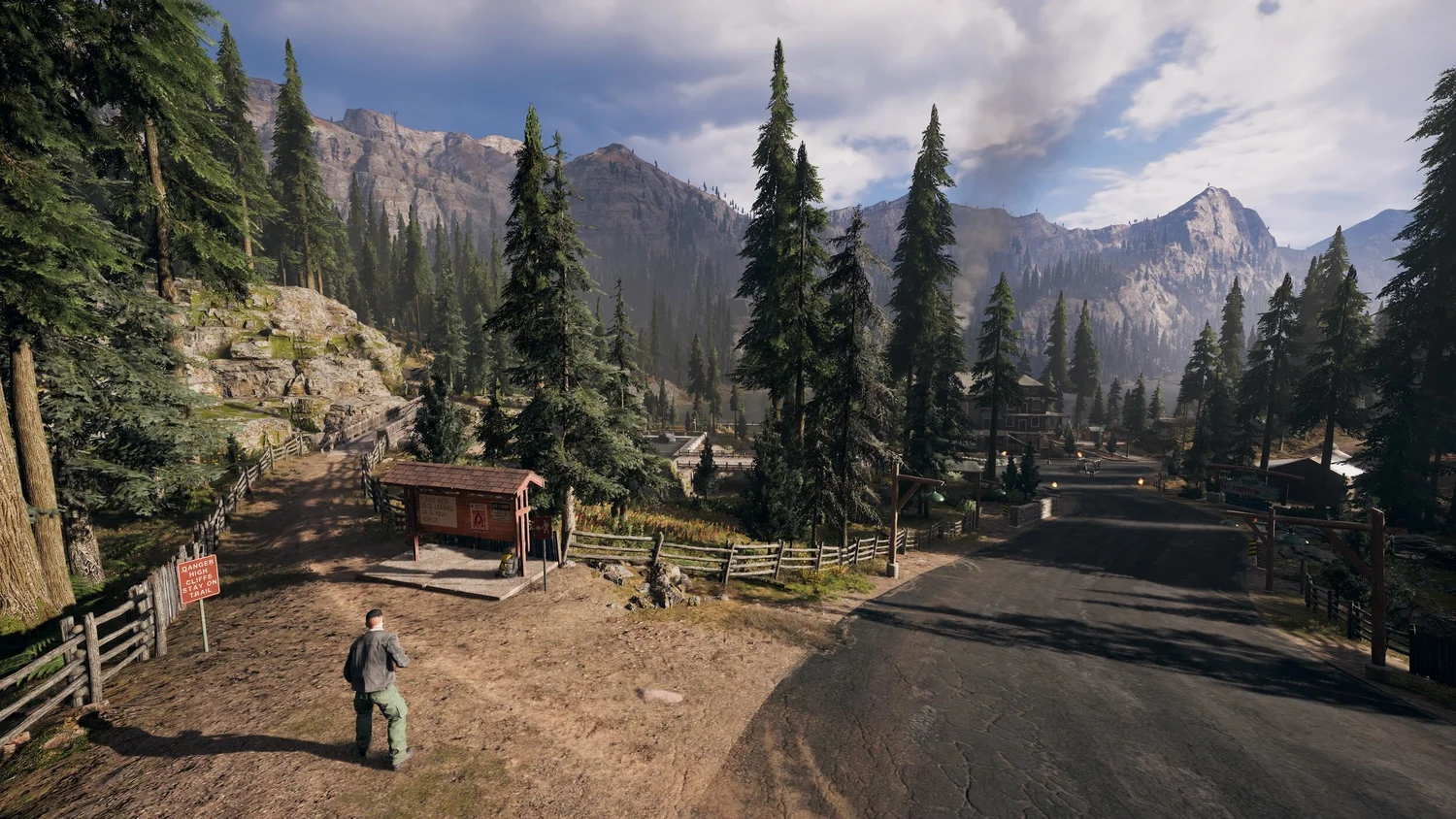 Get Free: A screenshot of the exterior of the Grandview Hotel.